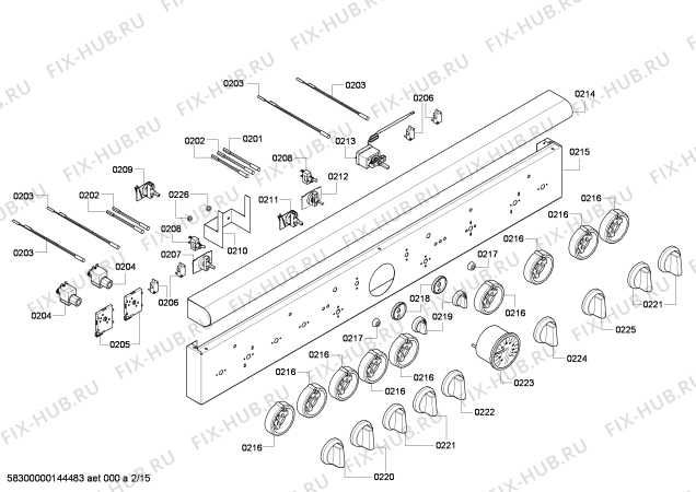 Схема №2 PRL486EDG Thermador с изображением Модуль для духового шкафа Bosch 00709786