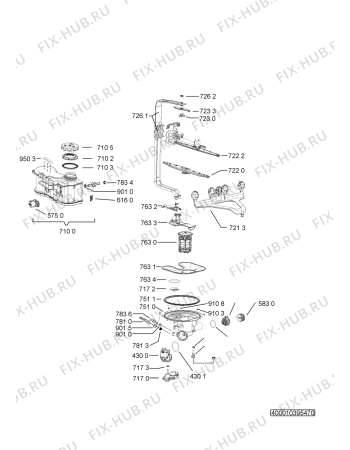 Схема №3 ADG 5625 WH с изображением Обшивка для посудомойки Whirlpool 481010381357