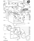 Схема №1 AWM 5080/1 с изображением Тумблер для стиралки Whirlpool 481228219635