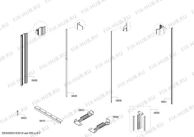 Схема №4 CIR36MIIL1 K 1911 VI с изображением Плата для холодильной камеры Bosch 00711053