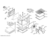Схема №2 HSV746055N с изображением Стеклокерамика для духового шкафа Bosch 00477638