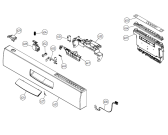 Схема №1 D3451 XL US   -Black Bi (900001244, DW20.3) с изображением Сенсорная панель для посудомоечной машины Gorenje 241803