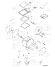 Схема №1 WP10R157HK с изображением Микромодуль для стиралки Whirlpool 481010752090