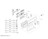 Схема №1 WFL2083EE с изображением Панель управления для стиралки Bosch 00447533