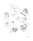 Схема №1 AKS132/WH с изображением Дверка для электропечи Whirlpool 481245058729