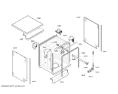 Схема №1 SGS56E32EU с изображением Панель управления для посудомоечной машины Bosch 00668036