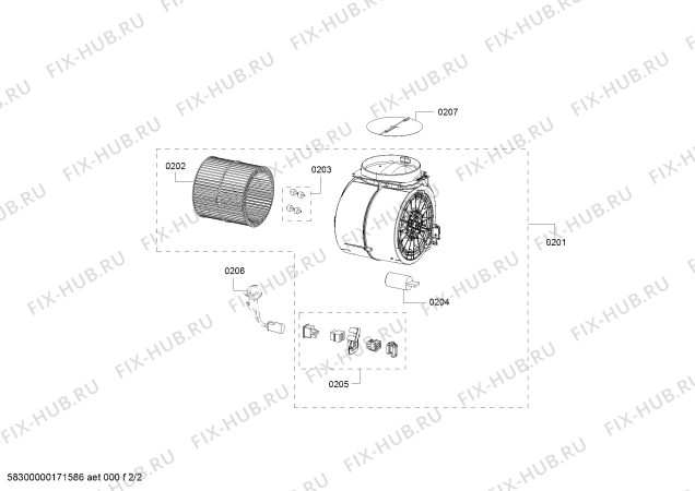 Схема №1 I99L59N0GB Neff с изображением Передняя панель для вентиляции Bosch 00746785