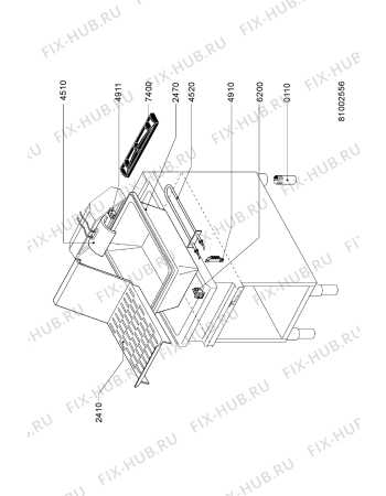 Схема №1 AGB 600/WP с изображением Железный лист для духового шкафа Whirlpool 483286000333