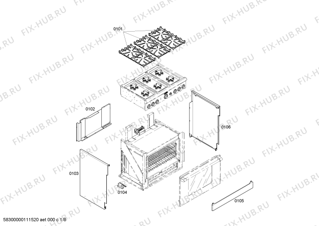Схема №4 P364GLCLP с изображением Панель для электропечи Bosch 00445506