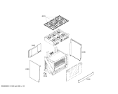 Схема №4 P366CLP с изображением Коллектор для духового шкафа Bosch 00144627