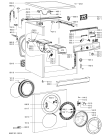 Схема №1 AWO/D 62120/1 с изображением Блок управления для стиралки Whirlpool 481075165756