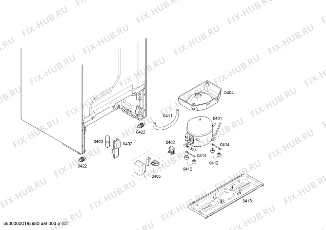 Схема №1 KGN34VW30 с изображением Клапан для холодильной камеры Bosch 11016302