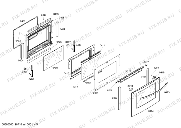 Схема №2 C301BS с изображением Плата для духового шкафа Bosch 00476321