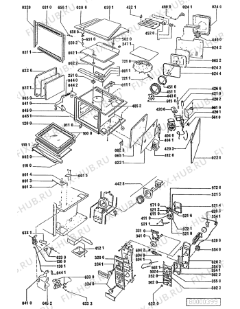 Схема №1 MC 4053 GUU/AO с изображением Панель управления для свч печи Whirlpool 481245359449