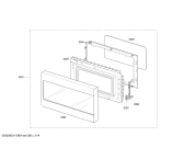 Схема №3 SEMW302BP с изображением Панель для духового шкафа Bosch 00477004