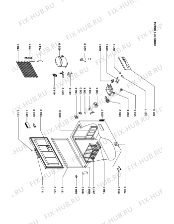 Схема №1 AFE 957/G с изображением Термореле для холодильника Whirlpool 481969028188