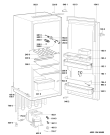 Схема №1 KD6102AUU/A06 с изображением Полка для холодильной камеры Whirlpool 480131100224