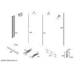Схема №3 FIN36MIIL5 с изображением Панель для холодильной камеры Bosch 00702990