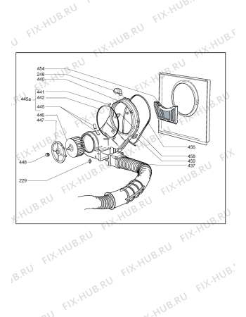 Схема №1 0312 86A 15330 - 86A с изображением Обшивка для сушилки Whirlpool 482000007809