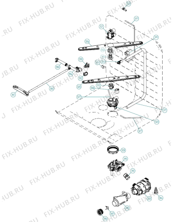 Схема №1 D5257 XXL FI NO   -Titanium FI (337610, DW70.3) с изображением Панель для посудомоечной машины Gorenje 269071
