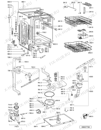 Схема №1 GSX 3000 с изображением Блок управления для посудомоечной машины Whirlpool 480140101431