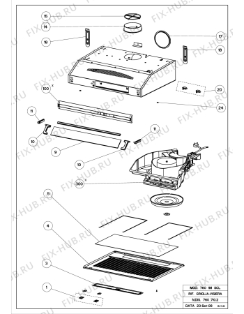 Схема №2 BEKO CFB 5432 W (8905530210) с изображением Другое для вытяжки Beko 9188065277
