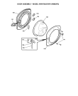 Схема №1 WM63P (F033006) с изображением Заслонка для стиралки Indesit C00250669