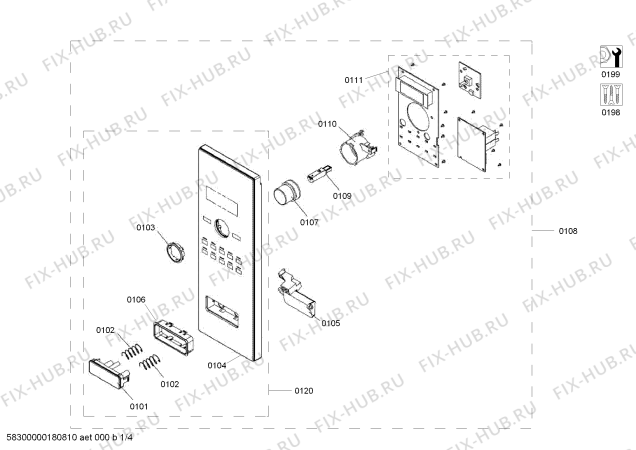 Схема №1 3WG365NIM с изображением Дверь для микроволновой печи Bosch 00771736
