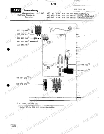 Взрыв-схема посудомоечной машины Aeg WAESP WSP 451 - Схема узла Section2