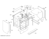 Схема №1 SN46T598EU с изображением Передняя панель для посудомойки Siemens 00703533