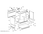 Схема №3 SOH25G2S0N с изображением Держатель для плиты (духовки) Bosch 00655181