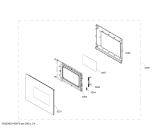 Схема №1 3WG365BIC с изображением Панель для микроволновой печи Bosch 11002600