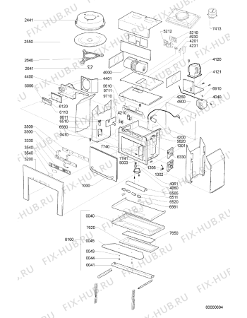 Схема №1 AVM 960 IX с изображением Крышечка для микроволновой печи Whirlpool 481246098119
