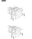 Схема №1 A1026G с изображением Субмодуль для плиты (духовки) DELONGHI 35C1006UD2
