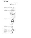 Схема №1 BL313ACA/870 с изображением Элемент корпуса для электроблендера Seb MS-650222