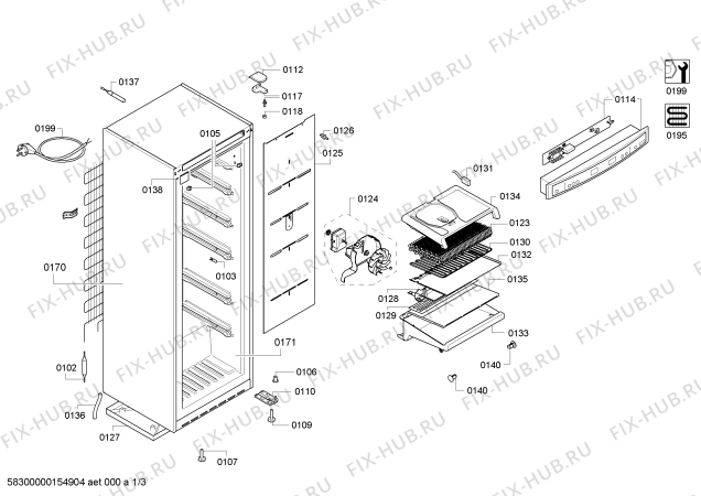 Схема №2 GN86VCYL1V с изображением Втулка для холодильной камеры Bosch 00608775