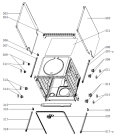 Схема №3 D67D (566778, E5-Gorenje9#-BI) с изображением Дверца для электропосудомоечной машины Gorenje 607547