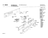 Схема №1 0722044566 V461 с изображением Панель управления для стиральной машины Bosch 00117780