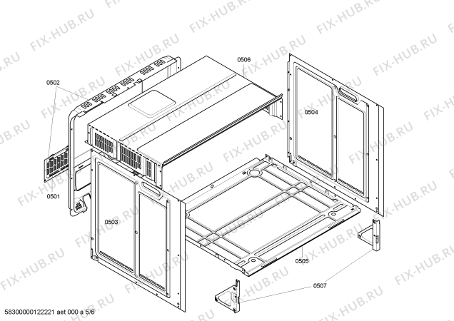 Схема №2 HB560250F с изображением Переключатель для духового шкафа Siemens 00422281