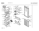 Схема №1 KGS3791IE с изображением Панель для холодильной камеры Bosch 00365059