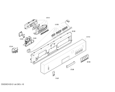 Схема №4 4VS675BA с изображением Панель управления для посудомоечной машины Bosch 00442031