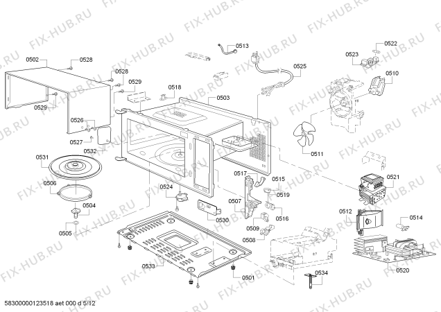 Схема №2 MEMCW271ES с изображением Регулировочная плата для плиты (духовки) Bosch 00682497