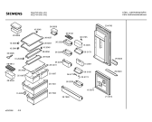Схема №3 KG27VF4 с изображением Дверь морозильной камеры для холодильника Siemens 00214014