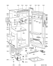 Схема №1 ARG 978-K/1/R с изображением Рамка для холодильной камеры Whirlpool 481245838043