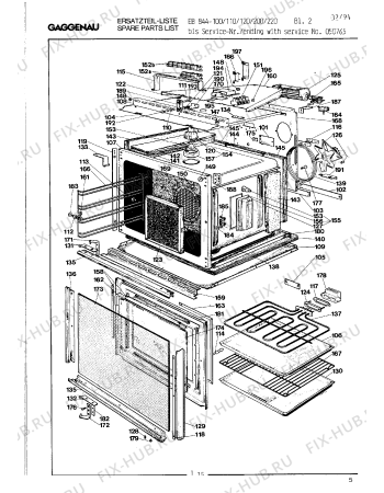 Схема №2 EB844100D с изображением Панель управления для электропечи Bosch 00299603
