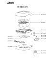 Схема №1 YG100100/6W0 с изображением Запчасть для йогуртници Seb SS-194063