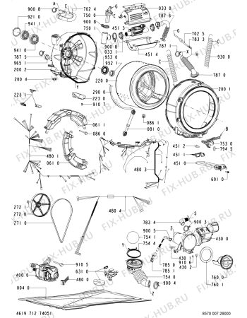 Схема №1 MAXY 13 - MA с изображением Другое для стиралки Whirlpool 480111101614