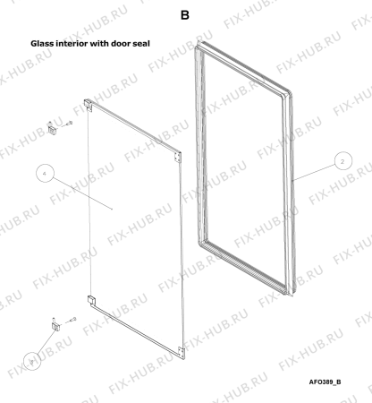 Схема №3 AFO 389 с изображением Другое для комплектующей Whirlpool 483286012075