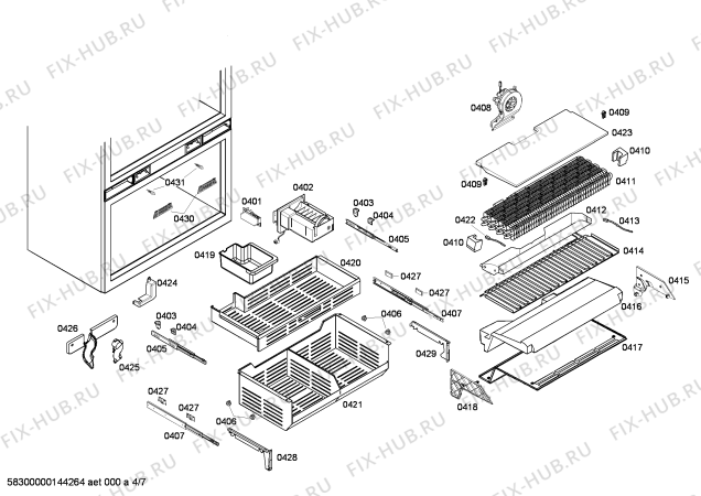 Схема №3 FIN36MIIL5 с изображением Тепловой предохранитель для холодильника Bosch 00616899
