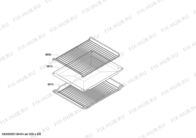 Взрыв-схема плиты (духовки) Bosch HBC86K723B - Схема узла 06